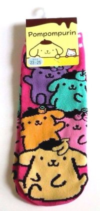 Sanrio Pompompurin Ankle Low Cut Socks Pink Brand New