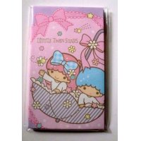 Sanrio Little Twin Stars Kiki & Lala Mini Envelopes Umbrella Pink Brand New