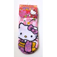 Sanrio Hello Kitty Ankle Low Cut Socks Kimono Pink Purple Brand New