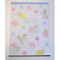 Sanrio Little Twin Stars Kiki & Lala Letter Pad Unicorn White Brand New