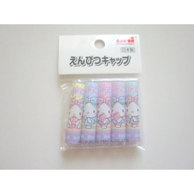 Photo1: Sanrio Hello Kitty Pencil Caps Purple Brand New