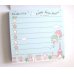 Photo2: Sanrio Little Twin Stars Kiki & Lala Memo Pad Paris Eiffel Tower Brand New (2)