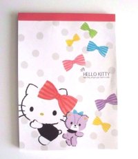 Sanrio Hello Kitty Memo Pad Ribbon Pink Brand New