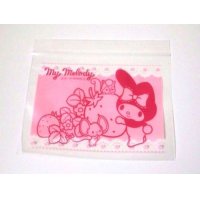 Sanrio My Melody Plastic Ziplock Bags 15pcs S Wide Pink Brand New