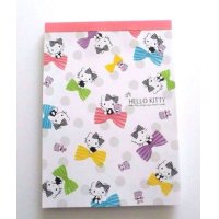 Sanrio Hello Kitty Memo Pad Ribbon Pink Brand New