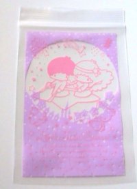 Sanrio Little Twin Stars Kiki & Lala Plastic Ziplock Bags 15pcs S New