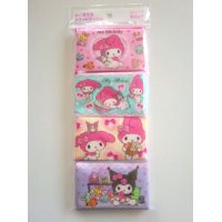 Sanrio My Melody Mymelo Pocket Tissue 4 pcs Brand New