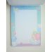 Photo2: Sanrio Little Twin Stars Kiki & Lala Memo Pad Unicorn Blue Brand New (2)