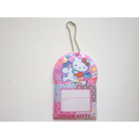 Sanrio Hello Kitty Name Tag Reflection Keychain Traveling Brand New