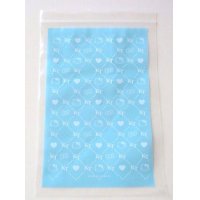 Sanrio Hello Kitty Plastic Ziplock Bags 10 pcs Blue L New