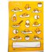 Photo2: Sanrio Gudetama Clear File Folder Yellow Brand New (2)