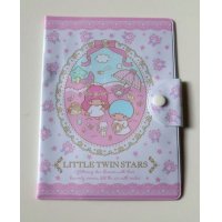 Sanrio LittleTtwin Stars Kiki & Lala Card Case M Flower New