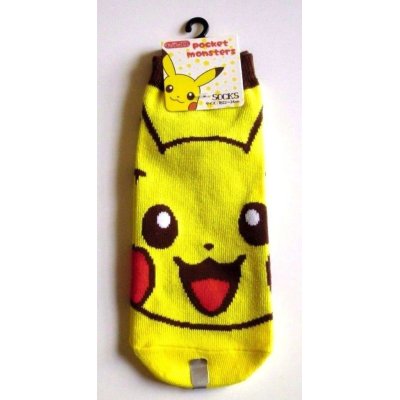 Photo1: Nintendo Pokémon Pikachu Ankle Low Cut Socks Pokemon Yellow Brand New