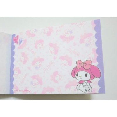 Photo3: Sanrio My Melody Mini Memo Pad Pink Brand New