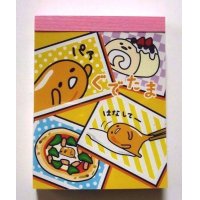 Sanrio Gudetama Mini Memo Pad Egg Brand New