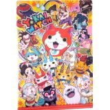 Yokai Watch Clear File Folder Jibanyan Bushinyan Shurakoma Whisper Red New