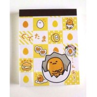 Sanrio Gudetama Mini Memo Pad Egg Brand New