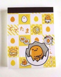 Sanrio Gudetama Mini Memo Pad Egg Brand New