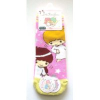 Sanrio Little Twin Stars Kiki & Lala Ankle Low Cut Pile Thick Socks Brand New