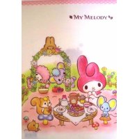 Sanrio My Melody Clear File Folder Picnic Pink Brand New