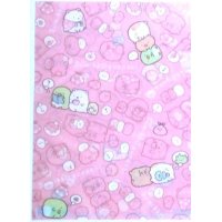 San-X Sumikko Gurashi Clear File Folder Pink Brand New