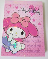 Sanrio My Melody Mini Memo Pad Pink Brand New