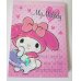 Photo1: Sanrio My Melody Mini Memo Pad Pink Brand New (1)