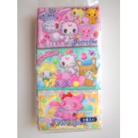 Sanrio Jewelpet Pocket Scented Tissure 6 pcs set Brand New