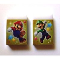 Nintendo Super Mario Luise Eraser 2 pcs set Brand New