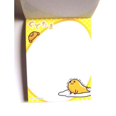 Photo3: Sanrio Gudetama Mini Memo Pad Egg Brand New