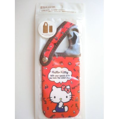 Photo1: Sanrio Hello Kitty Multi Pouch Red Brand New