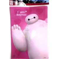 Disney Big Hero 6 Baymax Clear File Folder Brand New Pink