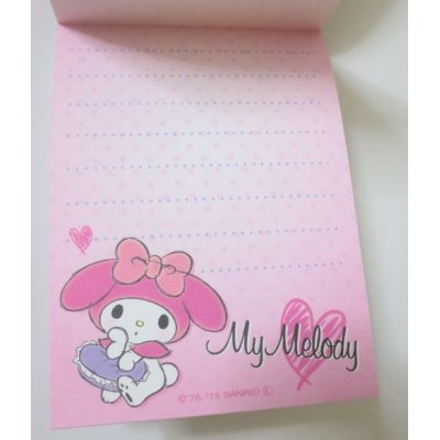 Photo2: Sanrio My Melody Mini Memo Pad Pink Brand New