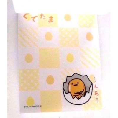 Photo3: Sanrio Gudetama Mini Memo Pad Egg Brand New