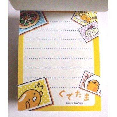 Photo3: Sanrio Gudetama Mini Memo Pad Egg Brand New