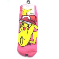 Nintendo Pokémon Pikachu Ankle Low Cut Socks Pokemon Pink Brand New