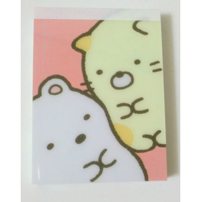 Photo1: San- X Sumikko Gurashi Mini Memo Pad Pink Brand New