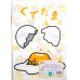 Photo1: Sanrio Gudetama Clear File Folder White Brand New (1)