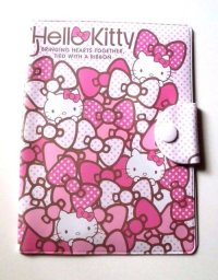 Sanrio Hello Kitty Card Case M Ribbon Brand New Pink