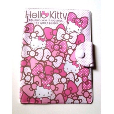 Photo1: Sanrio Hello Kitty Card Case M Ribbon Brand New Pink