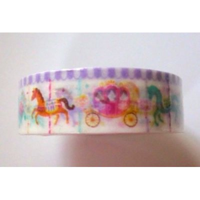 Photo2: Decorative Craft Washi Masking Tape Sticke Merry-go-round Brand New