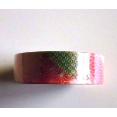 Photo2: Decorative Craft Washi Masking Tape Sticker Yuzen Sakura Pattern New