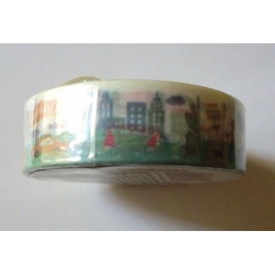 Photo2: Decorative Craft Washi Masking Tape Sticker World Traveling London NY...New