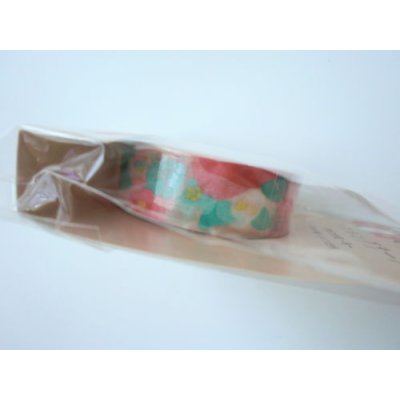 Photo2: Decorative Craft Washi Masking Tape Sticker Flower Tsubaki Japan Brand New