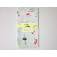 Tenugui Cotton Cloth Kingyo Goldfish Japanese 100% Cotton Brand-New