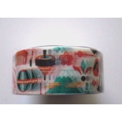 Photo2: Decorative Craft Washi Masking Tape Sticker A Happy New Year Japan Wide New