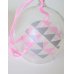 Photo2: Furin Glass Wind Chime Retro Pink Japan Brand New (2)