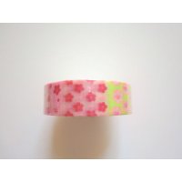 Decorative Craft Washi Masking Tape Sticker Sakura Pink Yellow Brand New