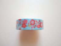 Decorative Craft Washi Masking Tape Sticker Ume Japan Blue Brand New