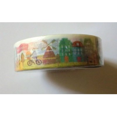 Photo3: Decorative Craft Washi Masking Tape Sticker World Traveling London NY...New